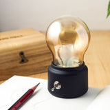 Iron Art Retro Night Light Edison Bulb USB Charging Desk Lamp Bedroom Bedside Lamp Home Deco Art Deco Living Room Table Lamps