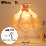 European Minimalist Creative Romantic Girl Home Table Lamp Bedroom Lamp Bed Lamp Home Deco Night Lamp