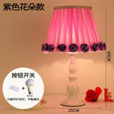 European Minimalist Creative Romantic Girl Home Table Lamp Bedroom Lamp Bed Lamp Home Deco Night Lamp